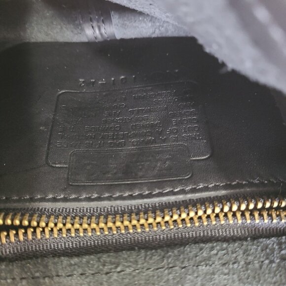 Coach Vintage Wako crossbody bag black leather - Picture 10 of 12